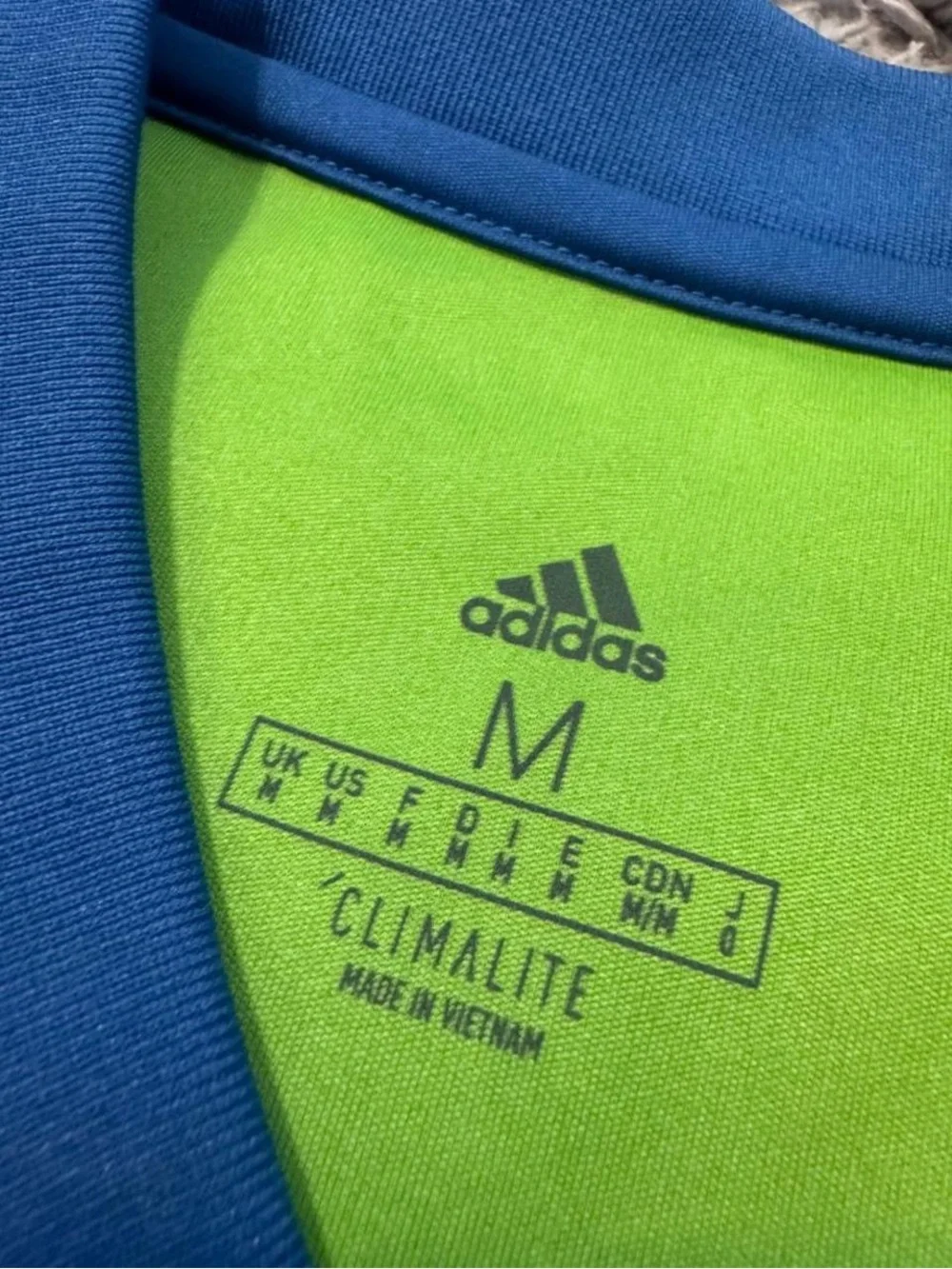 Adidas Seattle sounders FC MLS Xbox 2018 soccer jersey M mens climalite green